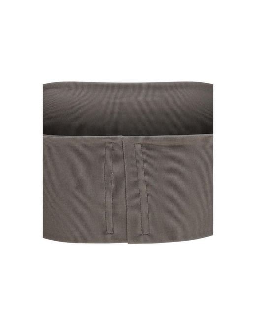 Rick Owens Gray Viscose Sleeveles T
