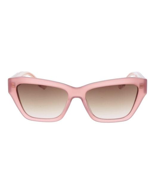 Trussardi Pink Acetate Sunglasses