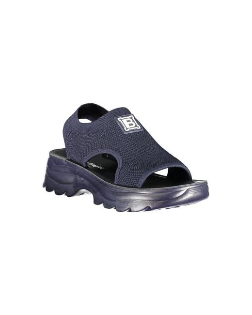Laura Biagiotti Blue Polyester Sandal