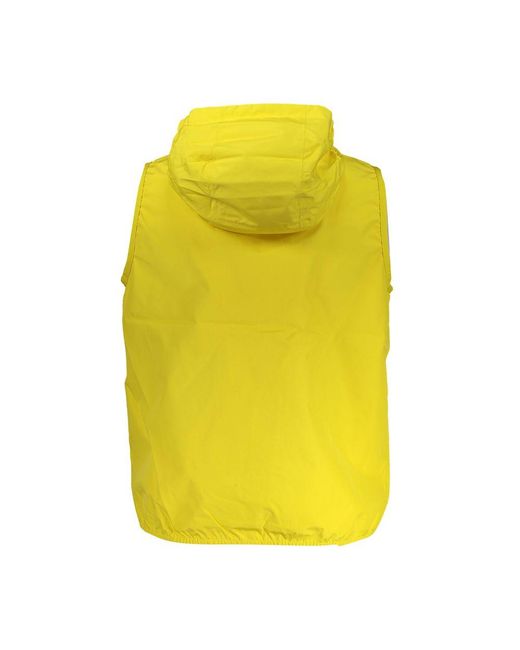 K-Way Yellow Polyester Jacket for men