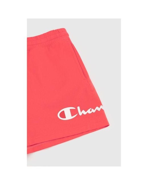 Champion Pink Cotton Shorts
