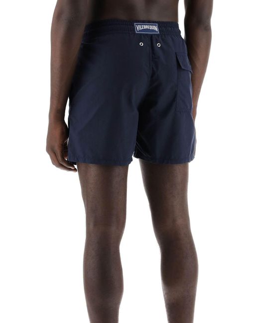 Vilebrequin Blue Moorea Sea Bermuda Shorts for men