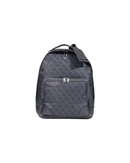 Guess Blue Gray Polyethylene Backpack