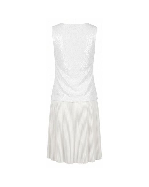 Trussardi White Polyester Dress