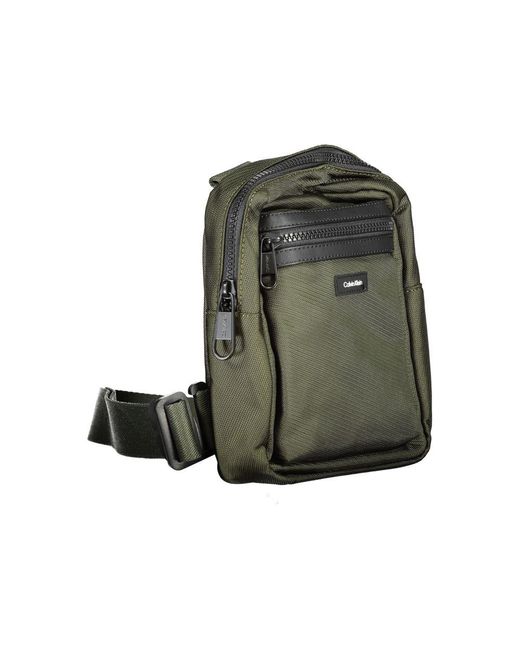 Calvin Klein Green Polyester Handbag for men