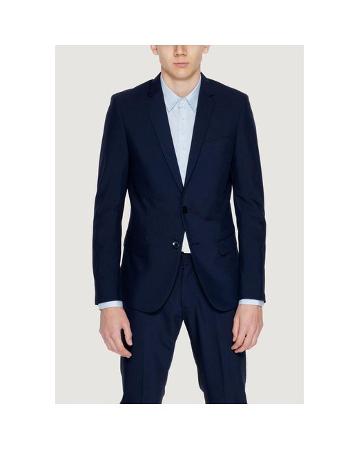 Antony Morato Blue Polyester Blazer for men