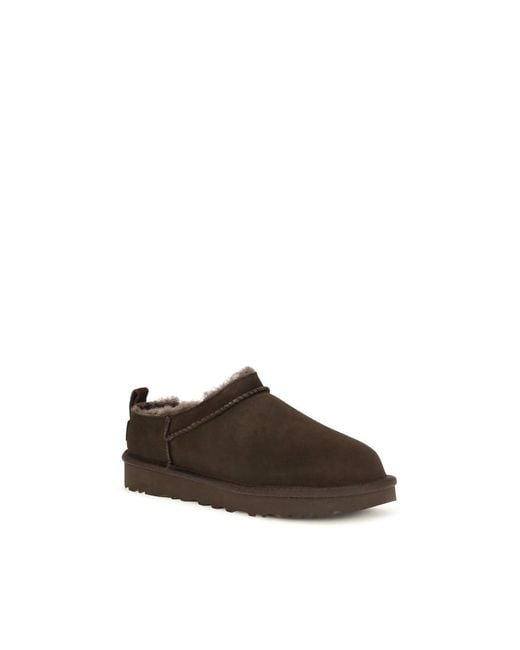 Ugg Brown Suede Leather Mules