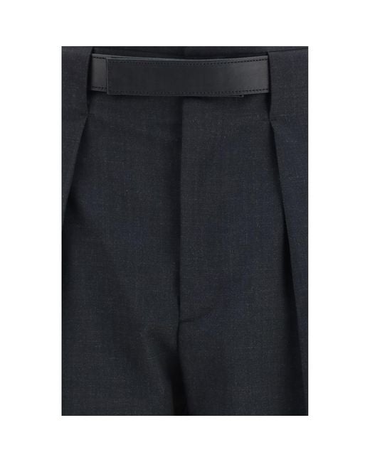 DARKPARK Blue Gray Polyester Dress Pants