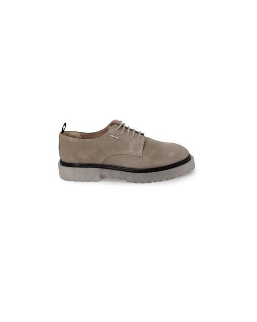 Antony Morato Gray Beige Polyethylene Oxfords And Derbies for men