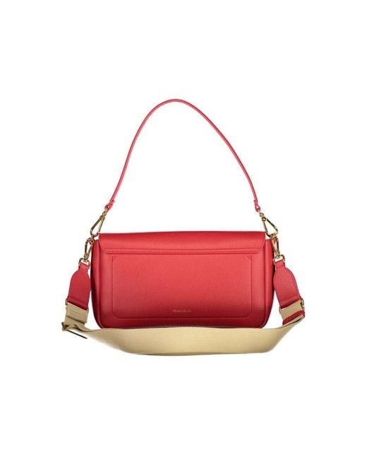 Coccinelle Red Leather Handbag