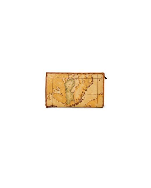 Alviero Martini 1A Classe Metallic Brown Polyester Wallet