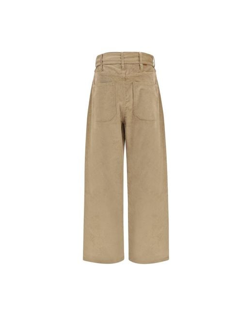 DARKPARK Natural Beige Cotton Casual Pants