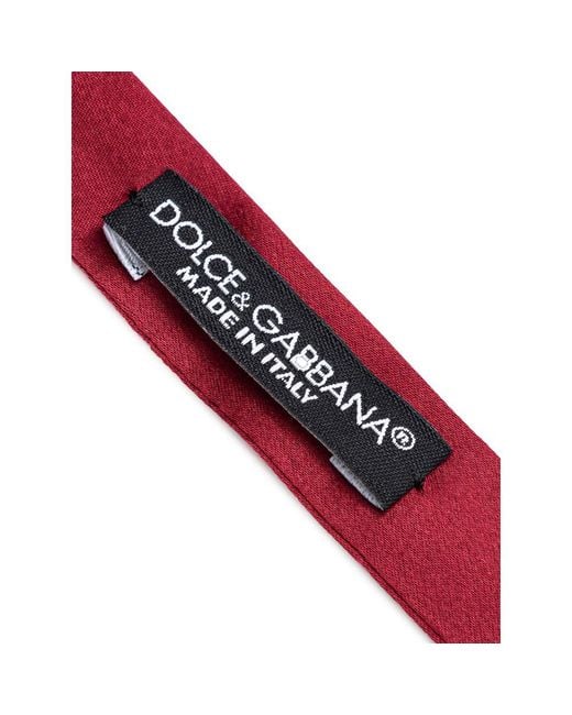 Dolce & Gabbana Red Bow Ties for men