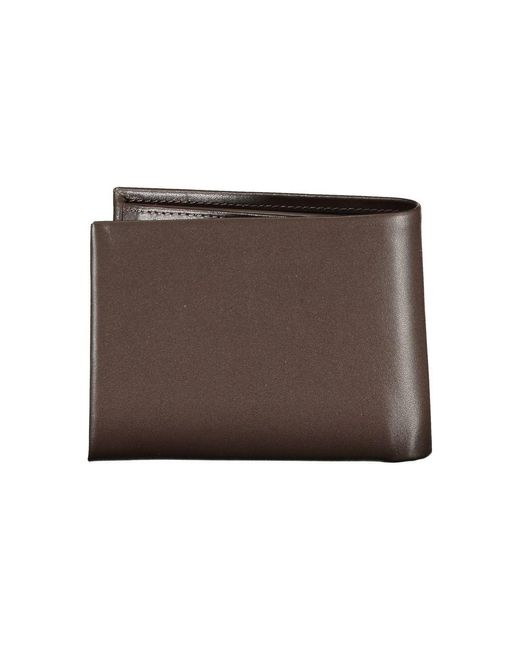 Calvin Klein Brown Leather Wallet for men