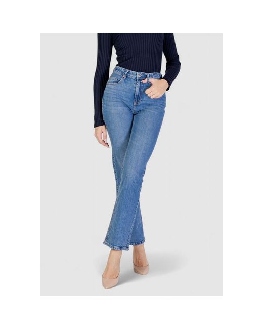 Vero Moda Light Blue Cotton Jeans & Pant