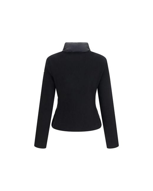 Moncler Blue Black Cotton Shell Jacket