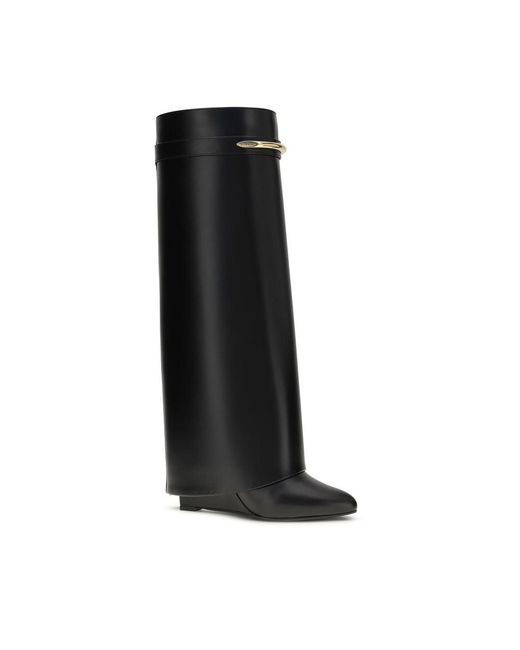 Givenchy Black Calf Leather Bos Taurus Boots