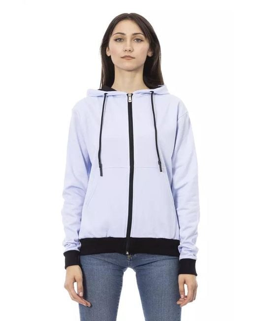 Baldinini White Cotton Sweater
