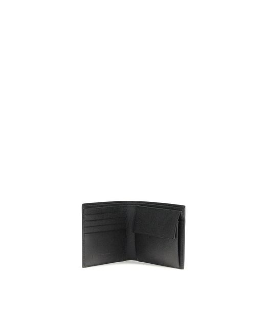 Saint Laurent Black Leather Wallet for men