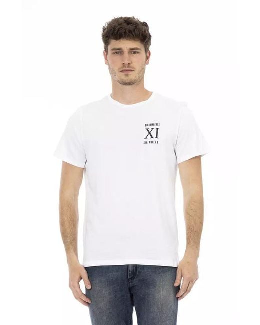 Bikkembergs White Cotton T for men
