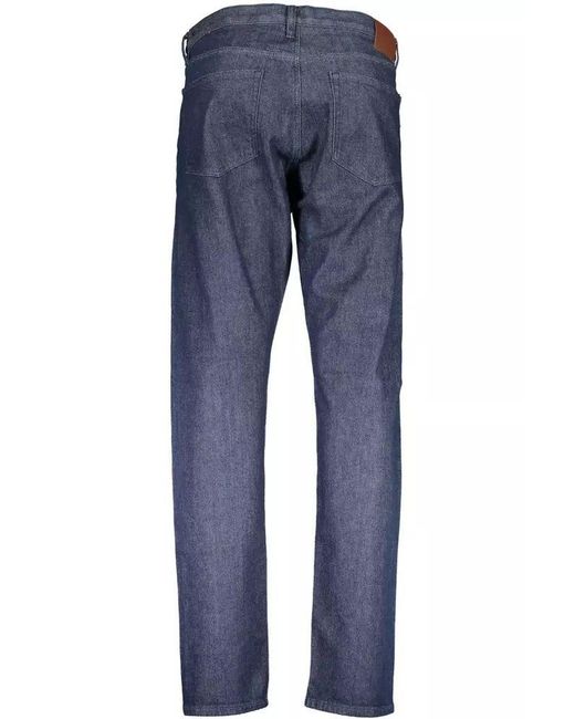 Gant Blue Cotton Jeans & Pant for men