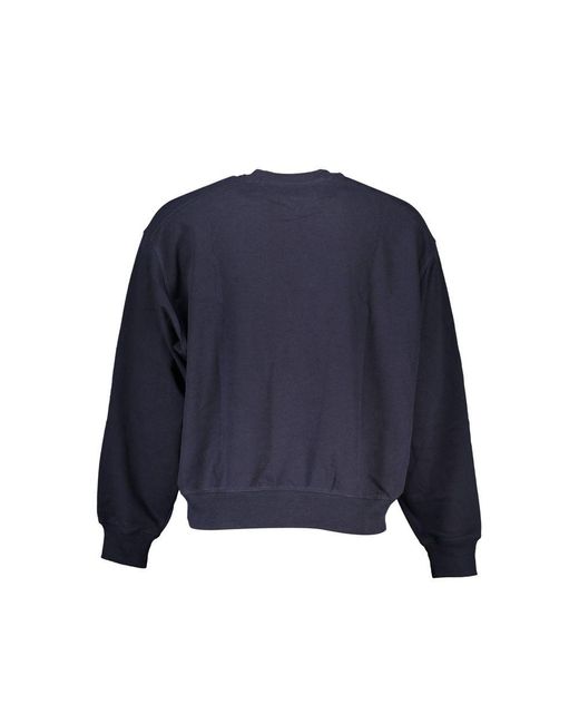 Tommy Hilfiger Blue Chic Crew Neck Sweater With Logo Detail for men