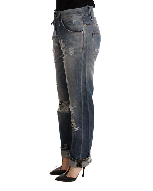 Acht Black Authentic Mid Waist Baggy Denim Jeans