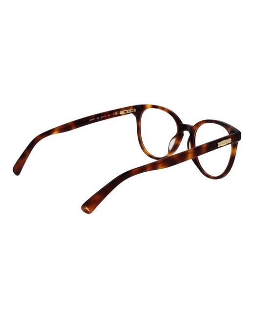 Longchamp Brown Sophisticated Rectangular Optical Frames