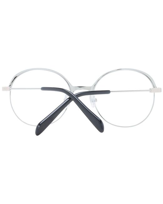 Emilio Pucci Metallic Black Metal Glasses (frames)