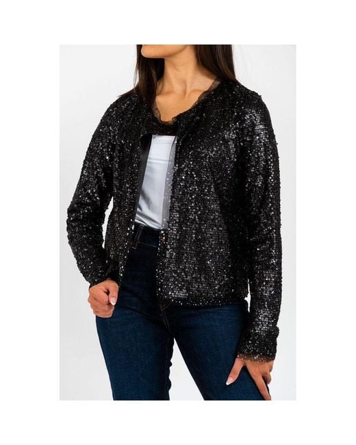 Gas Black Polyamide Blazer