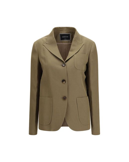 Fabiana Filippi Green Viscose Blazer