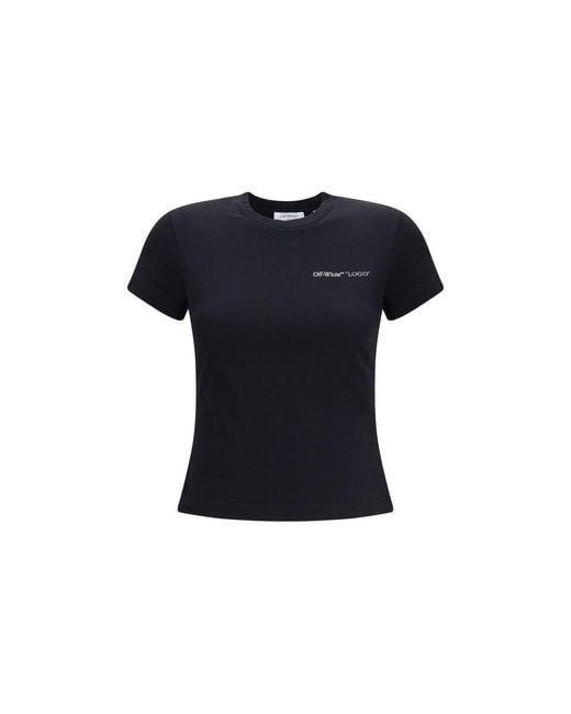 Off-White c/o Virgil Abloh Black Cotton T-shirt - M