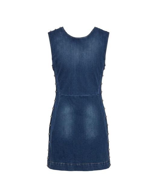 Trussardi Blue Cotton Dress