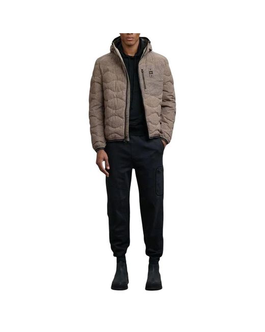 Blauer Brown Polyester Coat for men