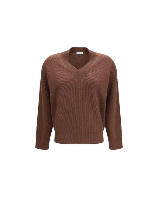 Brunello Cucinelli Brown Cashmere Sweater