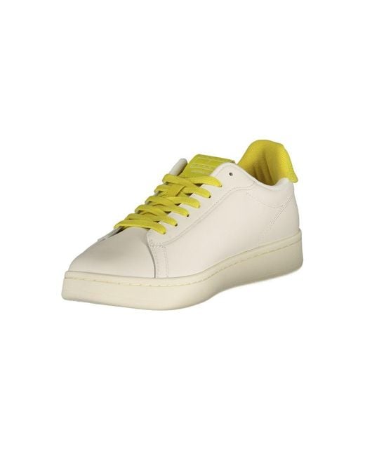 Tommy Hilfiger White Polyurethane Sneaker for men