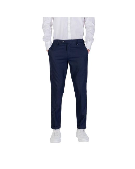Antony Morato Blue Polyester Skinny Pants for men