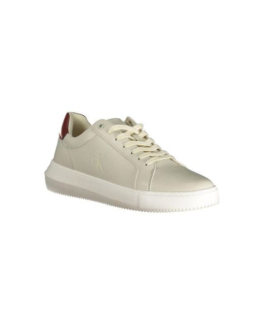 Calvin Klein Brown Polyester Sneaker for men