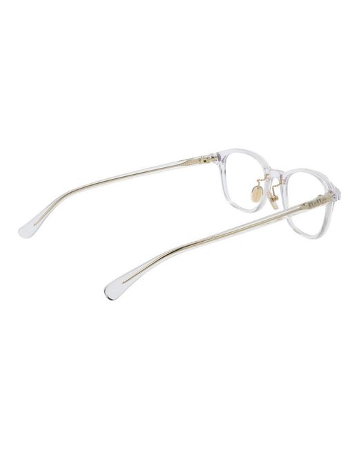 Max Mara Metallic Transparent Acetate Glasses (frames)