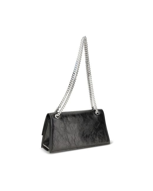 Tory Burch Black Suede Leather Shoulder Bag