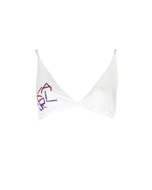 Karl Lagerfeld Multicolor White Polyamide Swimsuit