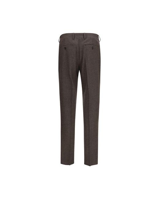 Lardini Brown Viscose Dress Pants for men