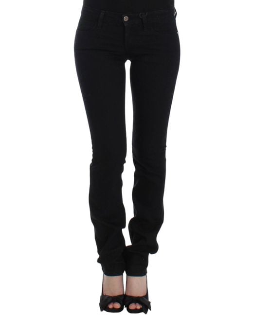 CoSTUME NATIONAL Straight Leg Jeans Black Sig12469
