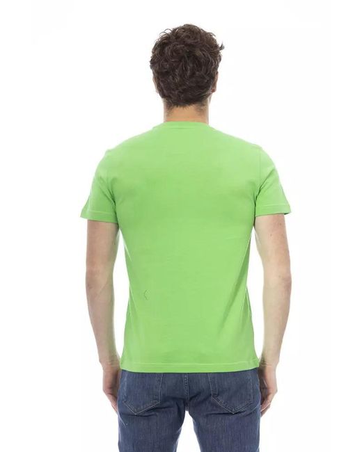 Baldinini Green Cotton T-Shirt for men