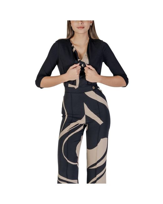 Rinascimento Black Polyester Sweater