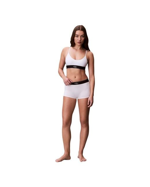 Calvin Klein Natural White Polyester Bra