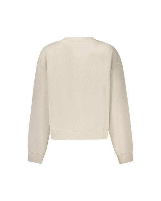 Vans Natural Beige Cotton Sweatshirt