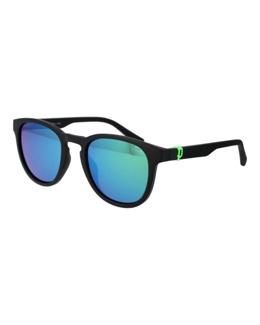 Police Blue Black Plastic Sunglasses for men