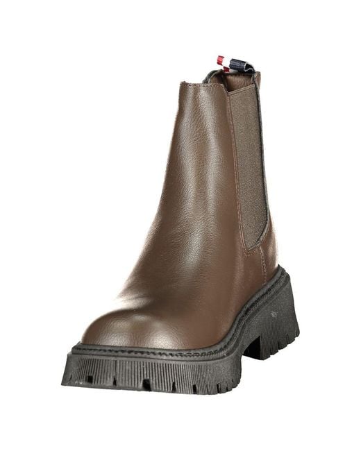 U.S. POLO ASSN. Brown Polyester 's Boot