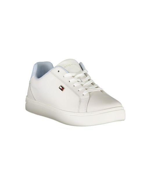 Tommy Hilfiger White Polyester Sneaker
